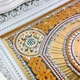 Венчальная пара "Богородица Казанская и Спаситель" на стекле в белой раме 32х28 см - изображение 4