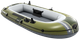 Ponton dmuchany Intex Seahawk 2 2-osobowy 236 x 114 x 41 cm Szaro-zielony 66332 (6941057430645) - obraz 1