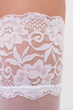 Чулки женские полиамидные на силиконовой резинке с кружевом 20 den Passion Giulia bianco / белые 3-4 - изображение 2