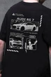 Чоловіча Оверсайз Футболка Without З Принтом Audi RS7 2XL/3XL Black - изображение 2
