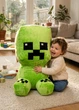 Большая мягкая игрушка Крипер Майнкрафт 85 см Minecraft зеленый (9157/85) - изображение 4