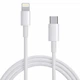Кабель для быстрой зарядки Type-C to Lightning (USB-C) для айфона 1M шнур для iPhone iPad White - изображение 1