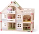 Domek dla lalek Woody Woodyland 2-piętrowy drewniany z aksesoriami 91329 (8591864913299) - obraz 2