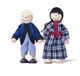 Domek dla lalek Woody Woodyland 2-piętrowy drewniany z aksesoriami 91329 (8591864913299) - obraz 9