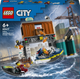 Zestaw klocków LEGO City Policyjna motorówka i kryjówka złodziejaszków 311 elementów (60417) - obraz 1