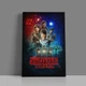 Интерьерная картина Очень Странные Дела, Stranger Things, постер по сериалу, 42×28 см (id1197) - изображение 1