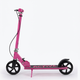 Самокат двухколесный складной BavarSport Active 2944 с LED колесами 145мм Pink-Black - изображение 2