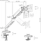 Настольное крепление для монитора ITech LDT117-C012E 17"-40" - изображение 6