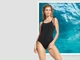 Купальник слитный с вшитым топом для женщины Esmara LYCRA® 375791 38(S) Черный - изображение 2