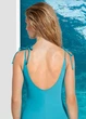 Купальник слитный с вшитым топом для женщины Esmara LYCRA® 375791 38(S) Голубой - изображение 4