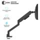 Настенное крепление для телевизора Qube 17"-45" Black (4516MB.USB) - изображение 4