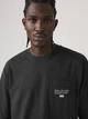 Футболка бавовняна довга чоловіча Levi's 994515799 L Чорна з принтом (1159862642) - зображення 3