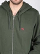 Толстовка на флисе, на молнии мужская Levi`s 31063456 2XL Зеленая (1159857747) - изображение 4