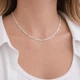 Серебряная цепочка DIVA плетения Фигаро 45 см - зображення 3