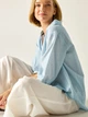Блузка женская Regatta Womens Nofino Shirt RWS203-L2B 36 Голубая (5063516301349) - изображение 5