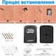 Наружный мини сейф для ключей с кодовым замком и антивандальным металлическим корпусом USafe KS04, Черный - изображение 8