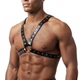 Чоловіча портупея Art of Sex - Spartacus, колір чорний, екокожа, розмір L-2XL - зображення 1