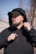 Тактическая куртка-анорак 4WStretch с мембранной тканью и вентиляцией (чёрный) - изображение 8