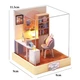 Конструктор 3D Румбокс Corner of Happiness (Мила кімната) з LED-підсвіткою та пилозахисним ковпаком - изображение 7