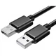 Кабель ESSAGER USB 2.0 to USB 0.5m Black (EXCAA2-YTB01) - изображение 1