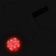 Мяч Waboba Moon Ball 331C04_A LED 6 см Bounceback x Returning Red (840001933101) - изображение 4