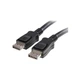 Кабель мультимедийный DisplayPort M to DisplayPort M 1.0m V1.2 4K60Hz black HP (HP_DHC-DP01-1M) (344725) - изображение 2