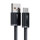Кабель Baseus Dynamic Series USB 2.0 to USB-C PD 100W Fast Charging 2m Slate Gray (CALD000716) - изображение 2