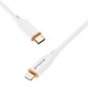 Кабель Proove Jelly Silicone Type-C to Lightning 27W (1m) white - зображення 4