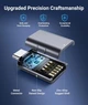Адаптер Syntech USB‑C на USB 3.0, комплект 2 шт., Thunderbolt 4/3, сумісний з MacBook, iPad, iPhone, Galaxy, Surfacе, сірий - изображение 3