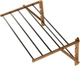 Suszarka do bielizny Kadax Ferrara ścienna 53 cm K11605 Brązowa (5906638313077) - obraz 2