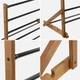 Suszarka do bielizny Kadax Ferrara ścienna 53 cm K11605 Brązowa (5906638313077) - obraz 6