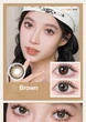 Линзы цветные Magister без диоптрий коричневые Brown 011 + контейнер для хранения - изображение 4