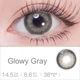 Линзы цветные Magister без диоптрий серые Glowy Gray + контейнер для хранения - изображение 6