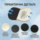 Ортопедическая подушка-накладка на автокресло или спины-поясницы водителя (черная) - изображение 3