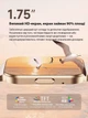 Ультра тонкие женские смарт часы Lemfo KM86 Gold + силиконовый ремешок с возможностью совершать звонки - изображение 14