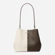 Сумка женская из искусственной кожи Michael Kors Pratt 877685890 Коричневый/Молочный (1159857939) - изображение 1