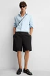 Шорти Zara бавовняно-лляні чорний 6861/357/800 M - изображение 5