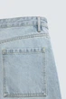 Джинси Zara Wide Tapered вільні укорочені блакитний 9794/360/406 30 - изображение 10