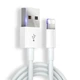 Кабель зарядки для iPhone 5 / iPhone 6 / iPhone 7 / iPhone 8 / iPhone X / iPhone XR / iPhone 11 / iPhone 11 Pro / iPhone 11 Pro Max Lightning to USB Cable (1m) Модель: 24514 - зображення 1