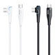 Кабель USB Remax RC-192a Type C to Type C 60W 90° Білий - зображення 2