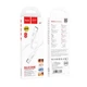 Кабель USB Hoco X87 Magic silicone передачі даних потужністю 60W Type-C to Type-C 1m 3A White - зображення 2