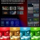 Люстра LED стельова RGB Wi-Fi смарт світильник з керуванням через додаток Smart Life Tuya зміна кольору та яскравості світла - зображення 6