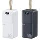 Павербанк Remax RPP-117 / 50000 мАг / до 27Вт / USB-C + USB-A + Micro-USB / PD+QC / Чорний - зображення 5