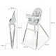 Стільчик для годування Dinnly Kinderkraft KHDINN00LGR0000 Grey - зображення 6