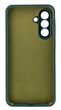 Чохол Silicone Cover для Samsung Galaxy A36 / A366 бампер із мікрофіброю зелений - зображення 3