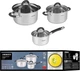 Набір посуду ARDESTO Gemini Salerno нержавіюча сталь силікон 6 предметів (AR1906S) - зображення 8