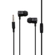 Проводные наушники 3.5mm Borofone BM31 вакумные с микрофоном 1.2m Black - изображение 1