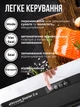 Вакууматор вакуумный упаковщик для продуктов и запайки вакуумных пакетов кухонный электрический автоматический 2 режима сухой влажный мощность 110 Вт компактный герметическое хранение мяса рыбы овощей фруктов сухих и влажных продуктов для дома и кухни - изображение 2