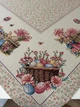 Скатертина Великодня 100х100 см гобелен Easter basket - зображення 8