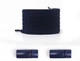 Еластичні шнурки без зав'язок з магнітними застібками в один колір 5 мм Темно-синій (0140-07) - изображение 1